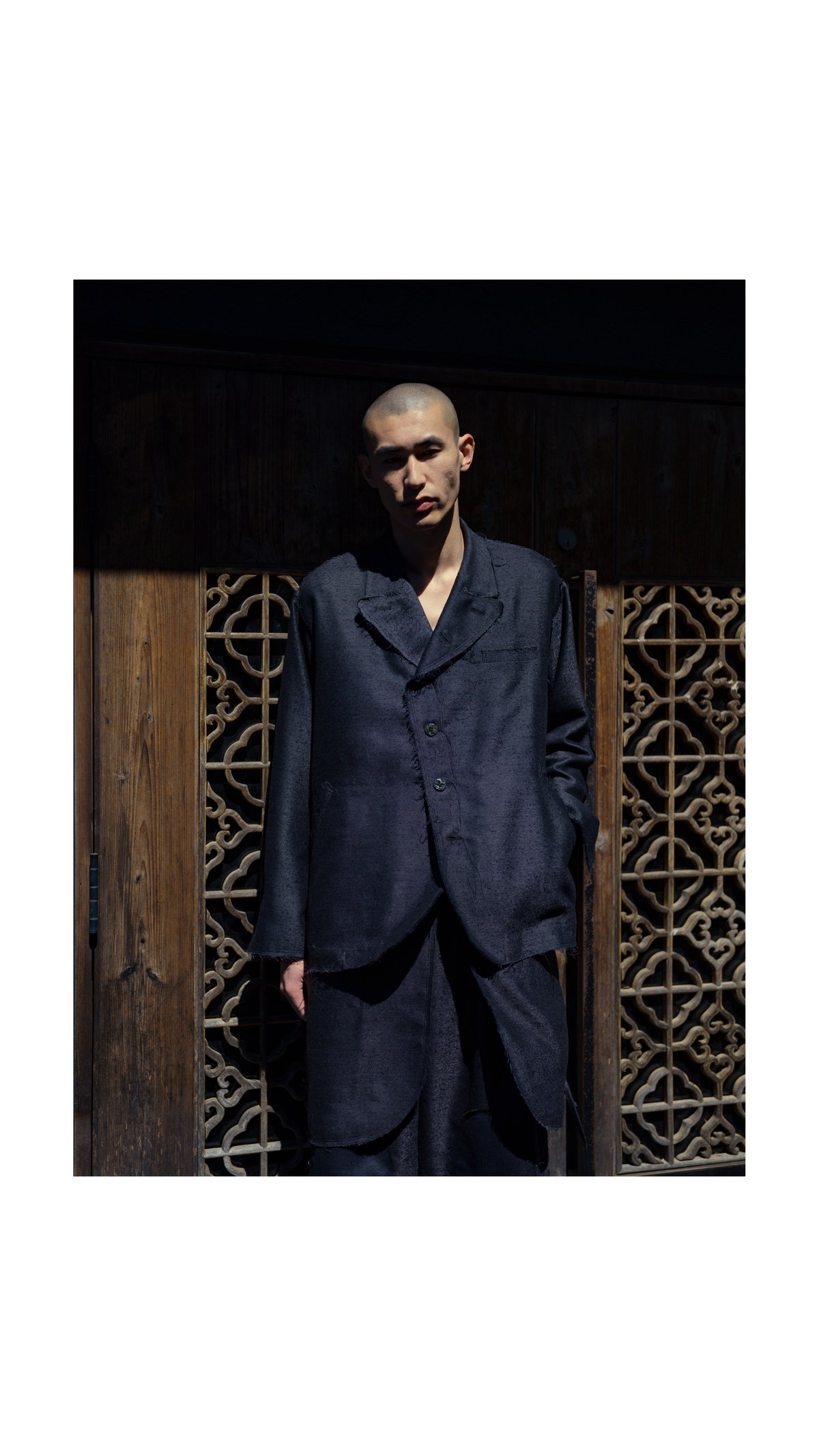 R.NEP SCHADEN 3TUCK PANTS [BLACK] | Urig