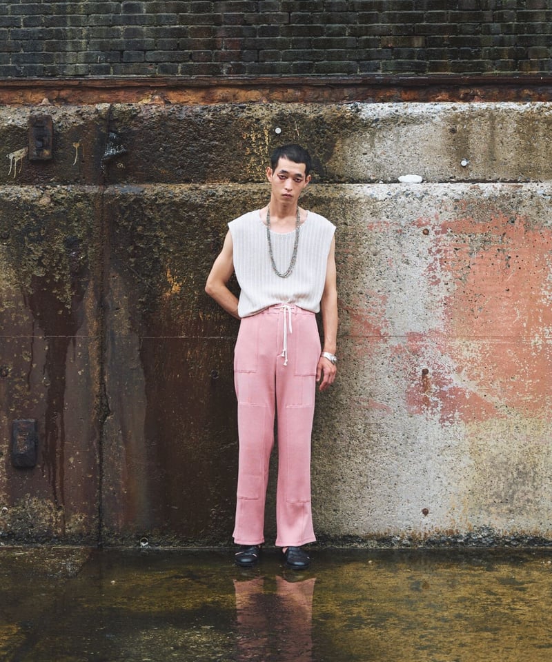 WAFFLE EASY PANTS [PINK] | Urig