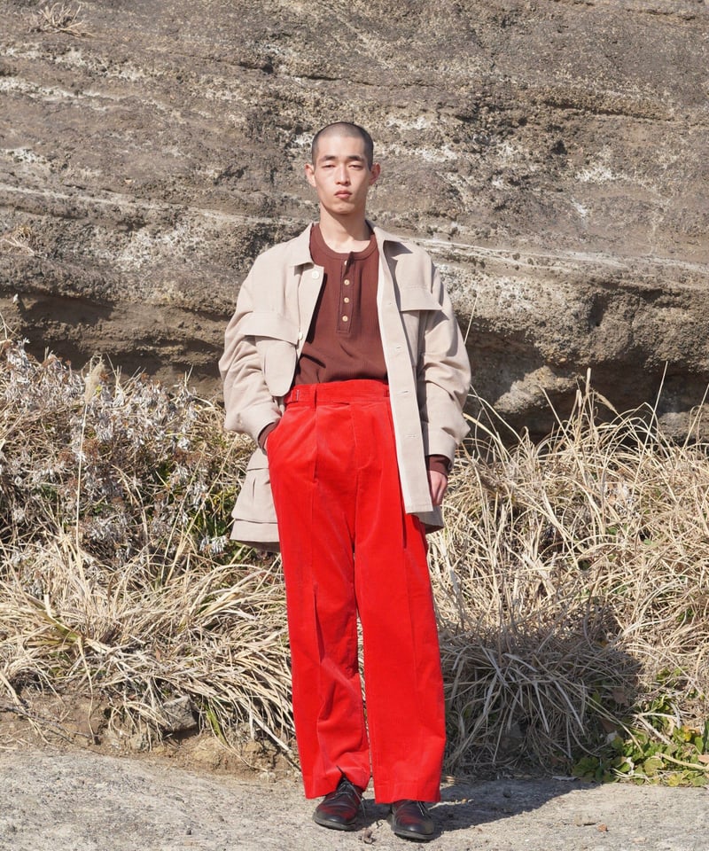 Urig/4B HENRYNECK WAFFLE L/S/サーマル 4B HENRYNECK WAFFLE L/S [BROWN] | Urig