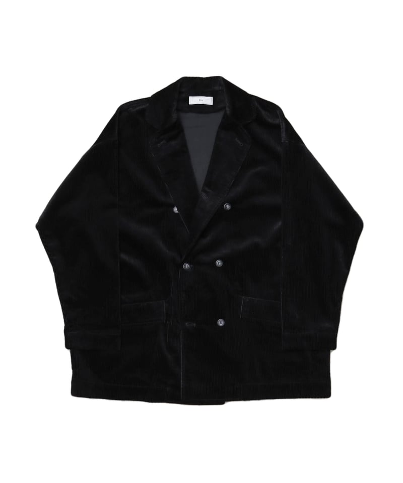 CORDUROY W-JACKET [BLACK] | Urig