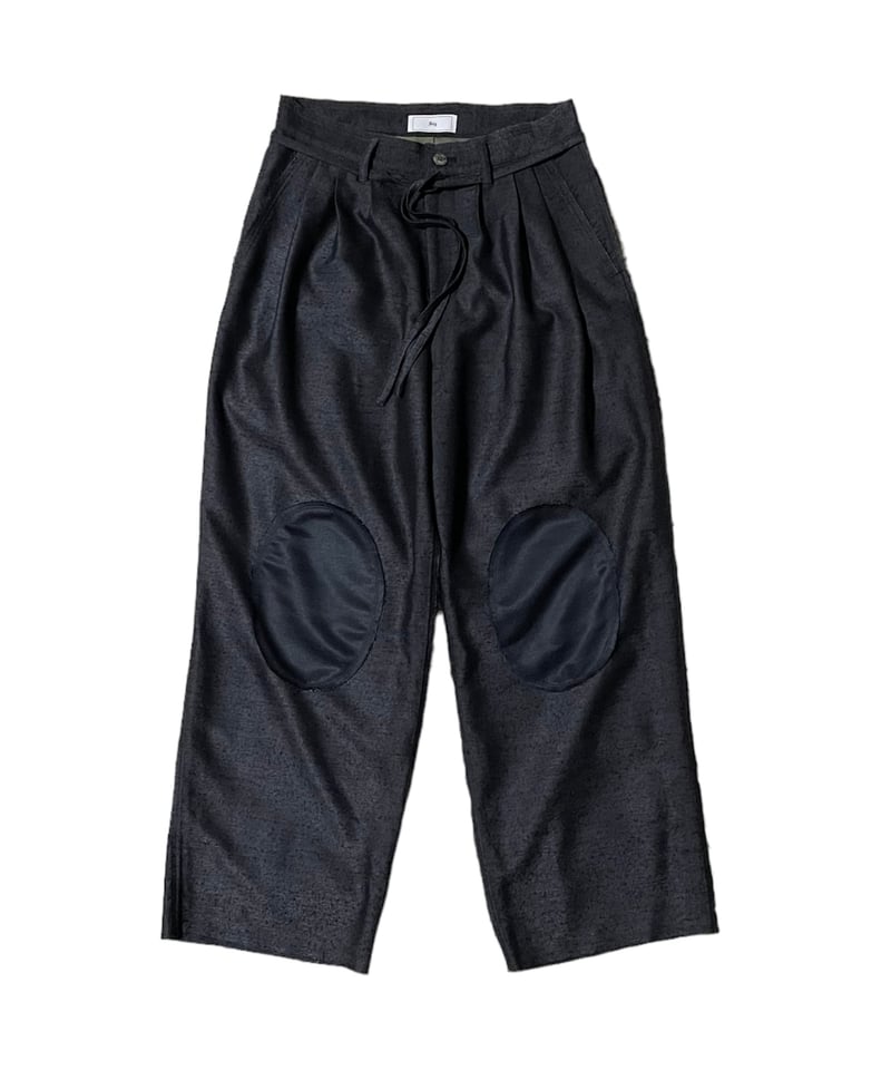 R.NEP SCHADEN 3TUCK PANTS [BLACK] | Urig