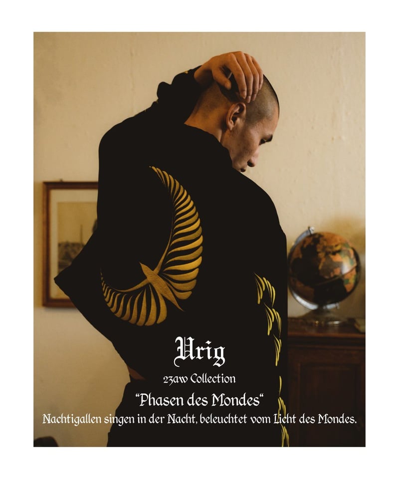 EMB VELVET CHINA JACKET [BLACK] | Urig