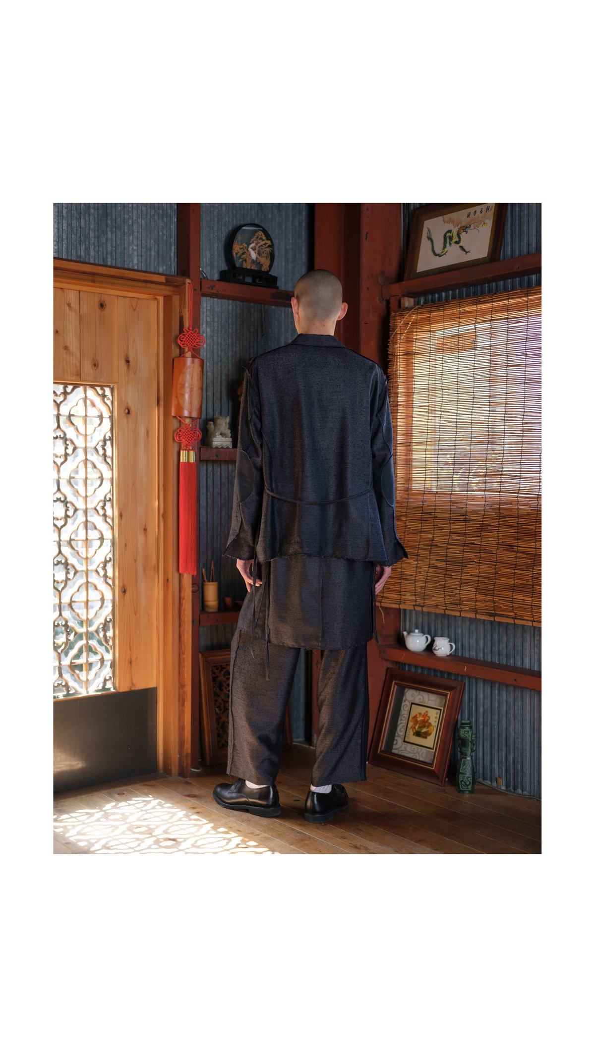 Urig R.NEP SCHADEN 3TUCK PANTS サイズ3 Urig(ウーリッヒ) R.NEP SCHADEN 3TUCK PANTS [BLACK] | Urig