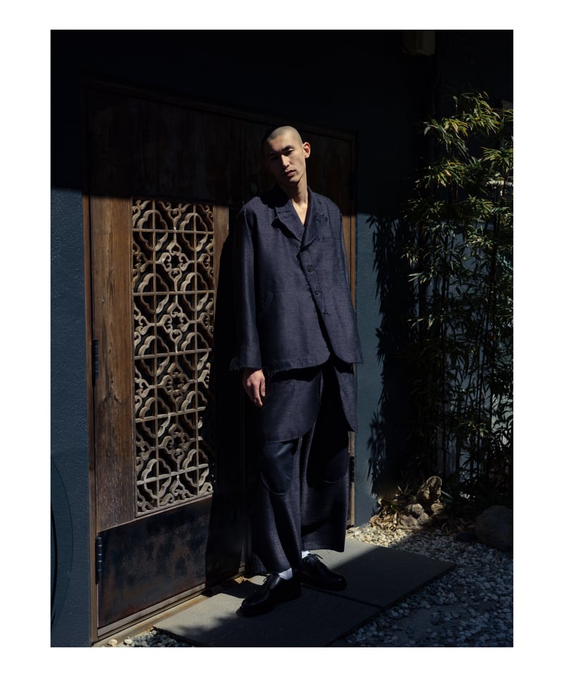 R.NEP SCHADEN 3TUCK PANTS [BLACK] | Urig