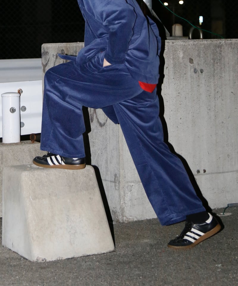 CORDUROY W-JACKET [BLUE] | Urig