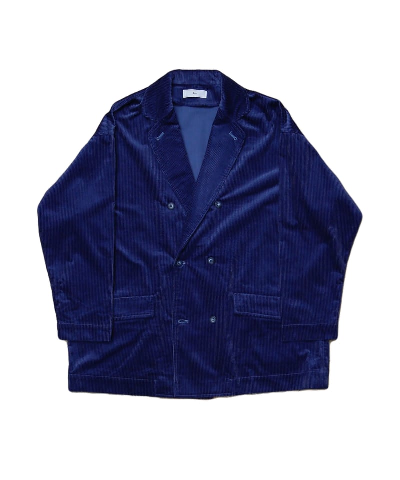 CORDUROY W-JACKET [BLUE] | Urig