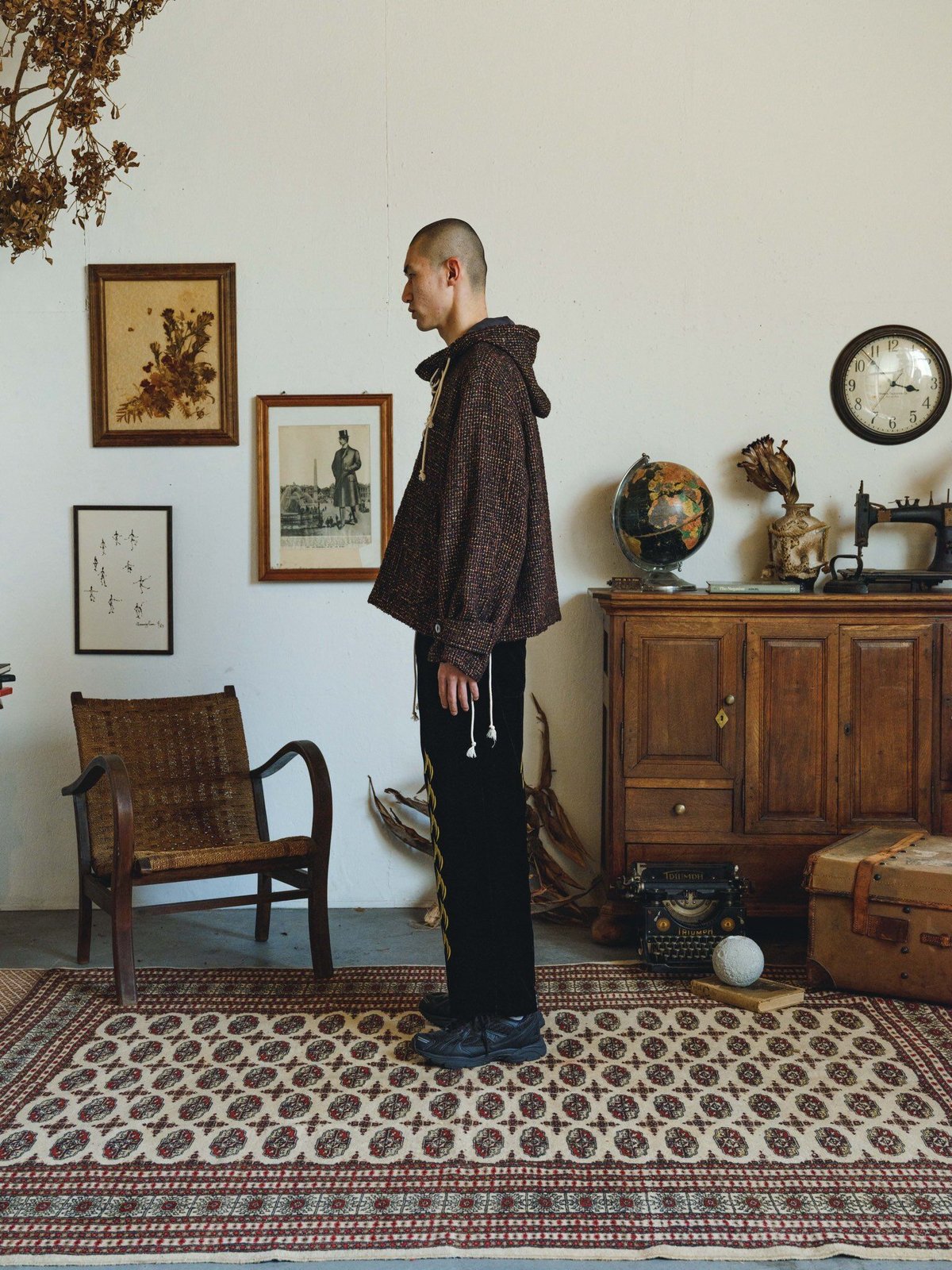 トップス Urig TWEED NEU DECK PARKA HL TWEED NEU DECK PARKA HL [BLK MLT] | Urig