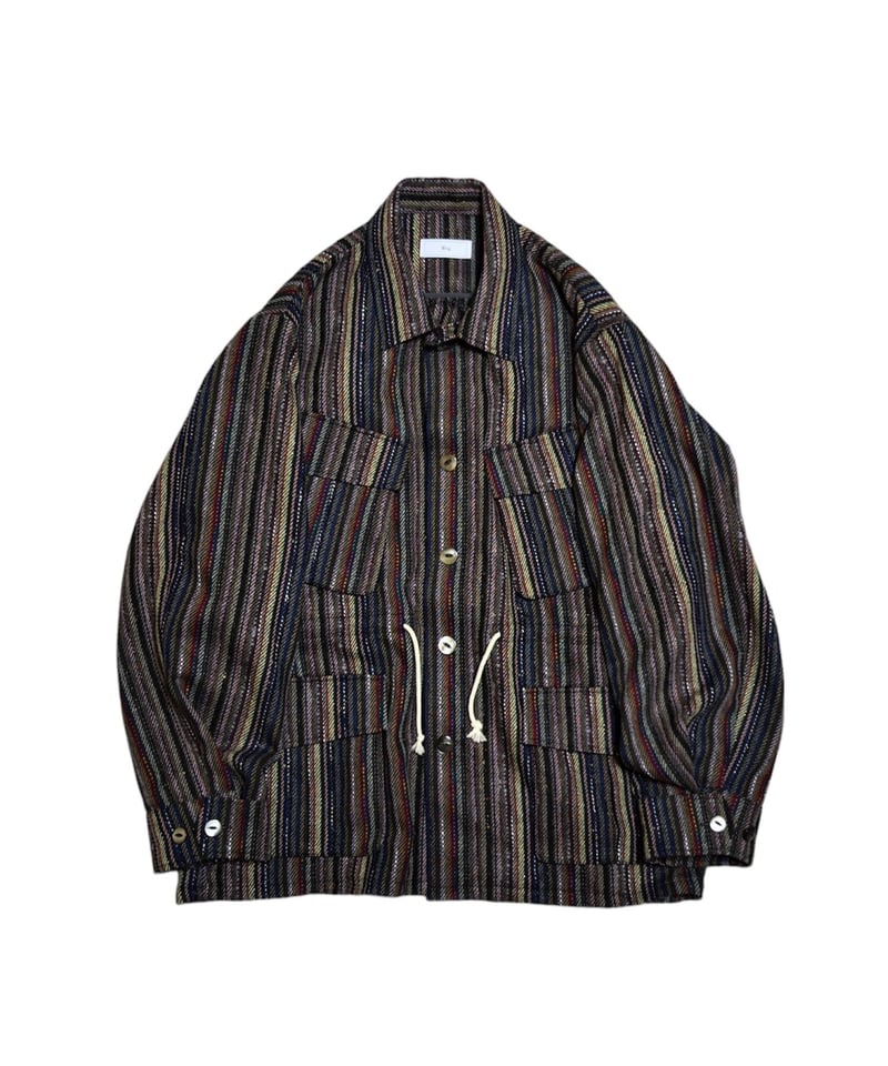 MULTI STRIPE WM DRESS FATIGUE SH [BLK MLT] | Urig 