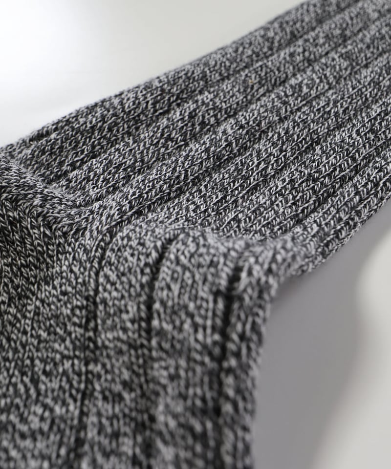TS-1／カジュアル中厚ソックス ブラック杢 | GLEN CLYDE SOCKCLUB TOKYO