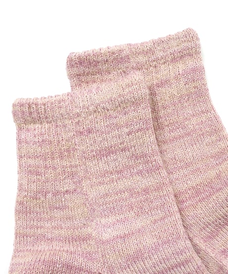 PALETTE Short／綿麻のびるソックス　9色