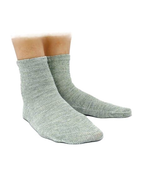 GRITTY ／麻のびるソックス　4色