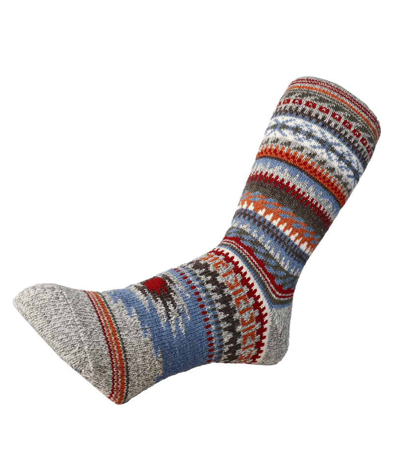 AS IT IS／ウール中厚ソックス ライトグレー | GLEN CLYDE SOCKCLUB