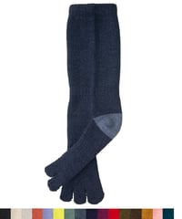 PLAIN 5FINGER(5本指)／綿のびるソックス　6色