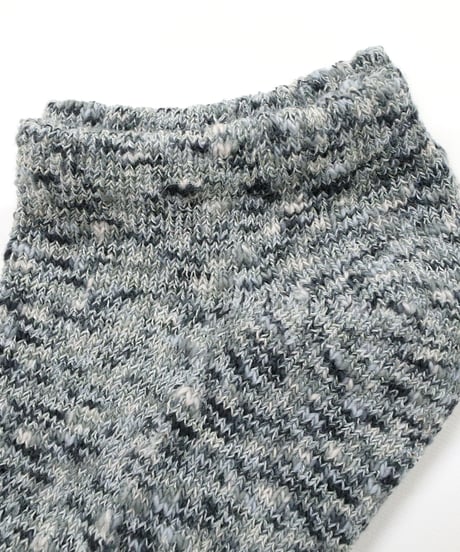 Monet Ankle／綿麻のびるソックス　5色