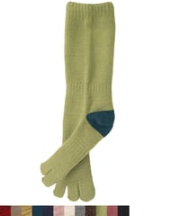 PLAIN WOOL 5FINGER(5本指)／ウール混のびるソックス　12色