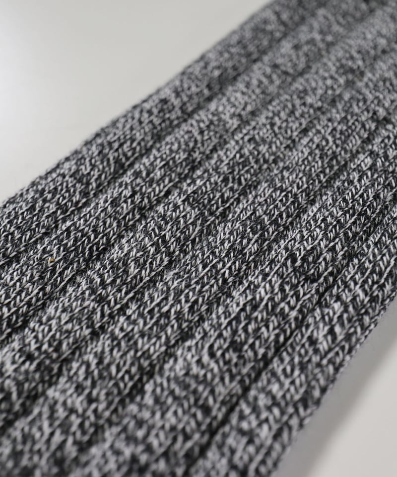 TS-1／カジュアル中厚ソックス ブラック杢 | GLEN CLYDE SOCKCLUB TOKYO