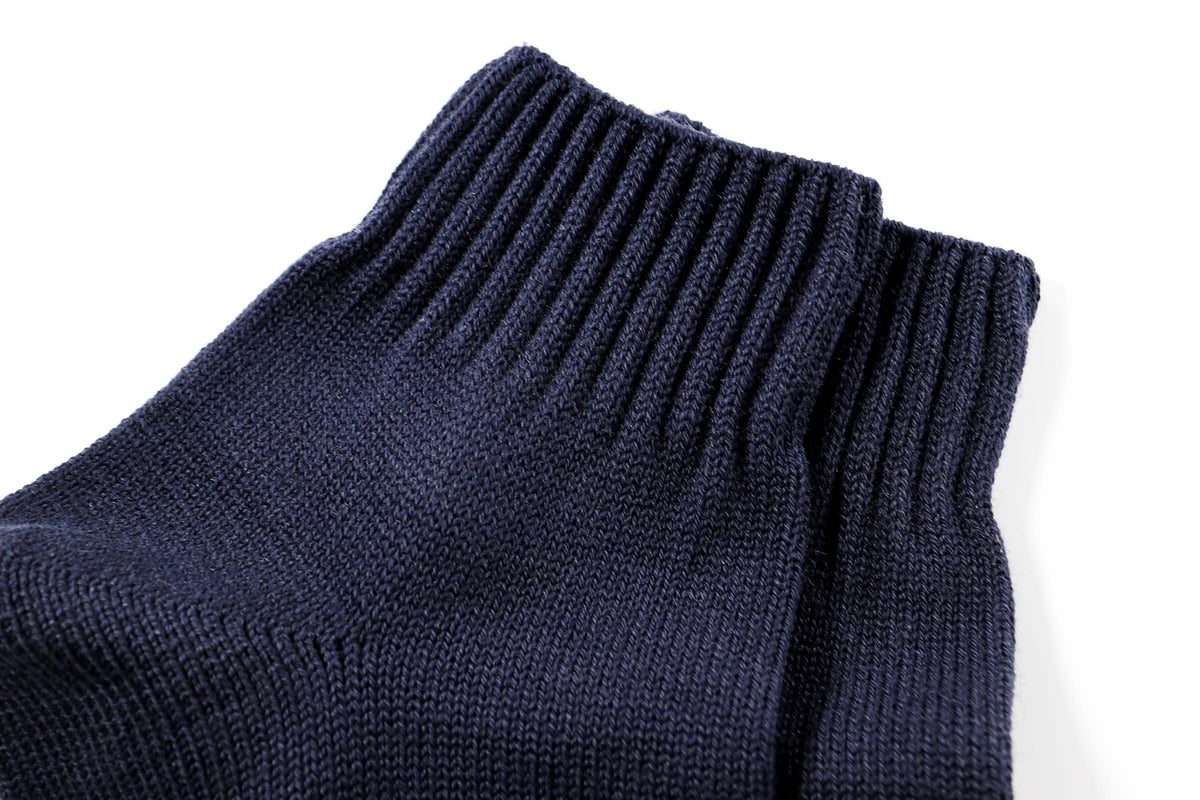 ◆SAINT LUXURE◆グレースネイビー他2種◆ TS-2/中厚12cm丈ソックス ネイビー | GLEN CLYDE SOCKCLUB TOKYO