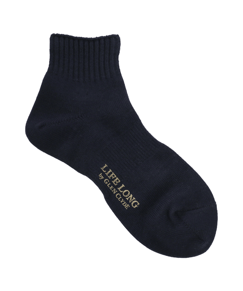 クラブハウス　靴下 TS-2／中厚12cm丈ソックス ネイビー | GLEN CLYDE SOCKCLUB TOKYO