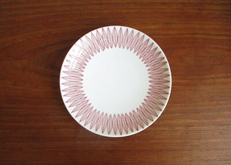 グスタフスベリ サリックス（赤）ケーキプレート ① | Loppehopper