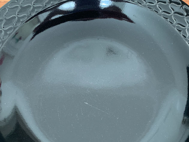 クイストゴー コーディアルパレット（黒）スーププレート | Loppehopper