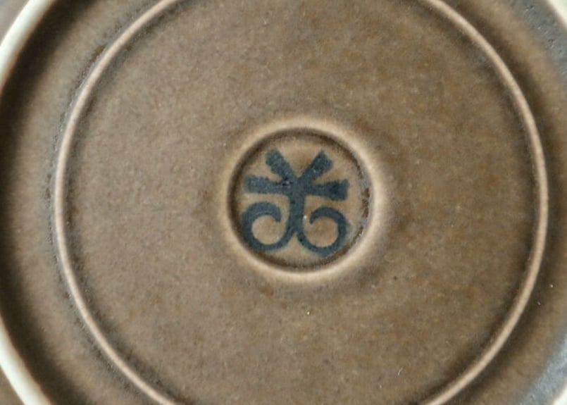 クイストゴー アズール ブラウン スーププレート | Loppehopper