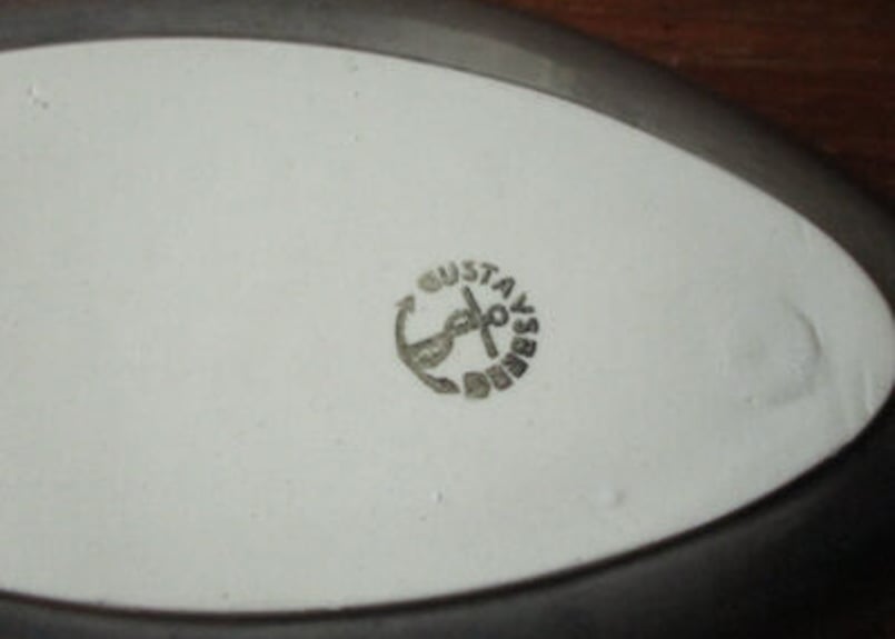 グスタフスベリ お魚プレート グレー（大） | Loppehopper