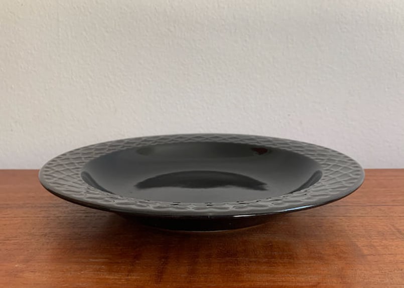 美品 クイストゴー　コーディアル　ブラック　ケーキプレート 美品 クイストゴー コーディアル ブラック ケーキプレート 【公式通販】