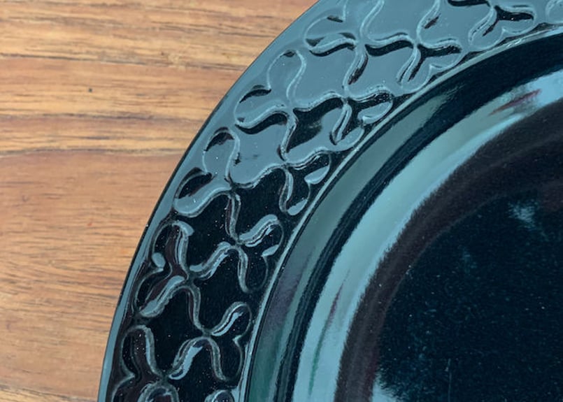 クイストゴー コーディアルパレット（黒）スーププレート | Loppehopper