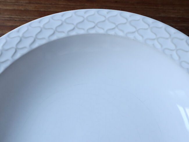 極美品 クイストゴー パレット スーププレート ホワイト クイストゴー コーディアル パレット（白）スーププレート③ | Loppehopper
