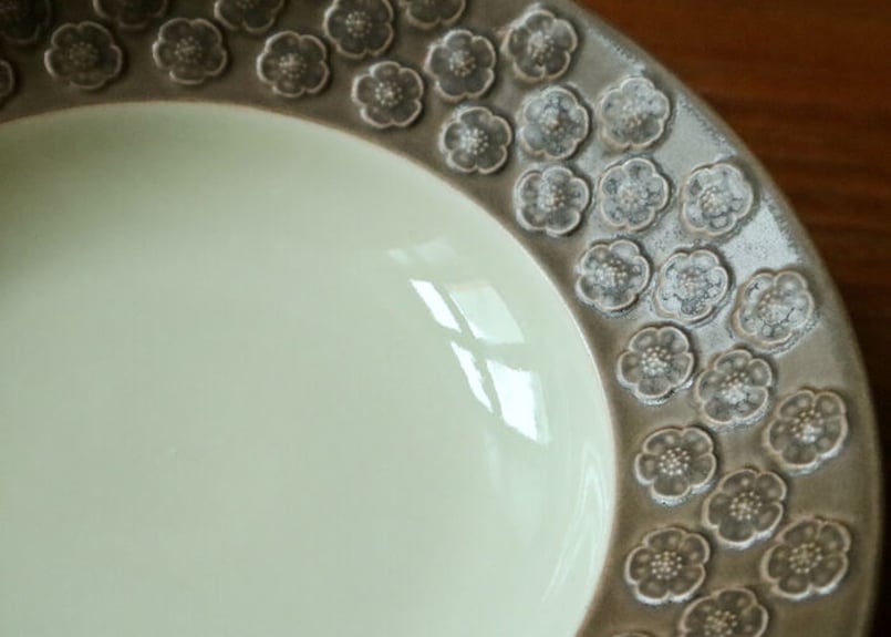 クイストゴー アズール ブラウン スーププレート | Loppehopper