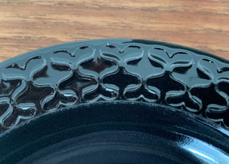 クイストゴー コーディアルパレット（黒）スーププレート | Loppehopper