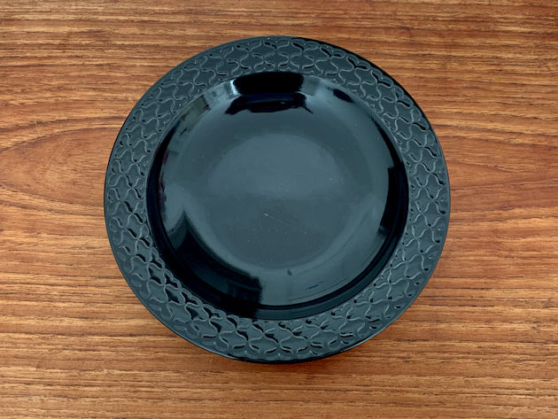 クイストゴー コーディアルパレット（黒）スーププレート | Loppehopper