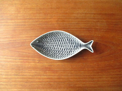 ＊お魚プレート31cm 白/グスタフスベリ/スティグ・リンドベリ/ヴィンテージ＊ お魚プレート31cm 白/グスタフスベリ/スティグ・リンドベリ