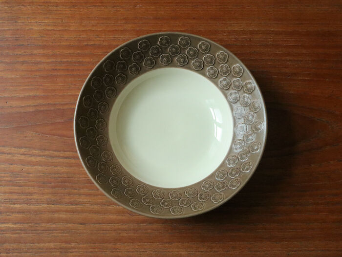 クイストゴー アズール ブラウン スーププレート | Loppehopper