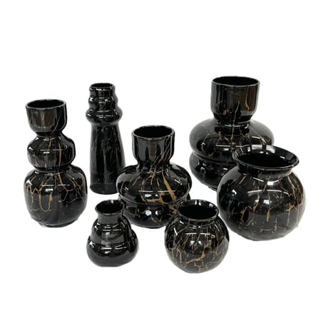 FIDRIO GLASS VASE volcano G