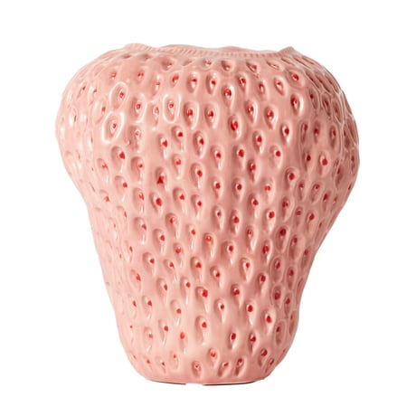 FRUITS VASE strawberry pink  LL