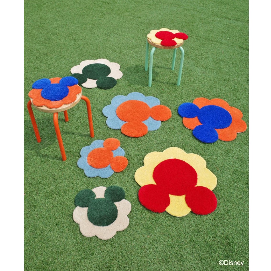 MICKEY MOUSE FLOWER CHAIR RUG | ALL GOOD FLOWE