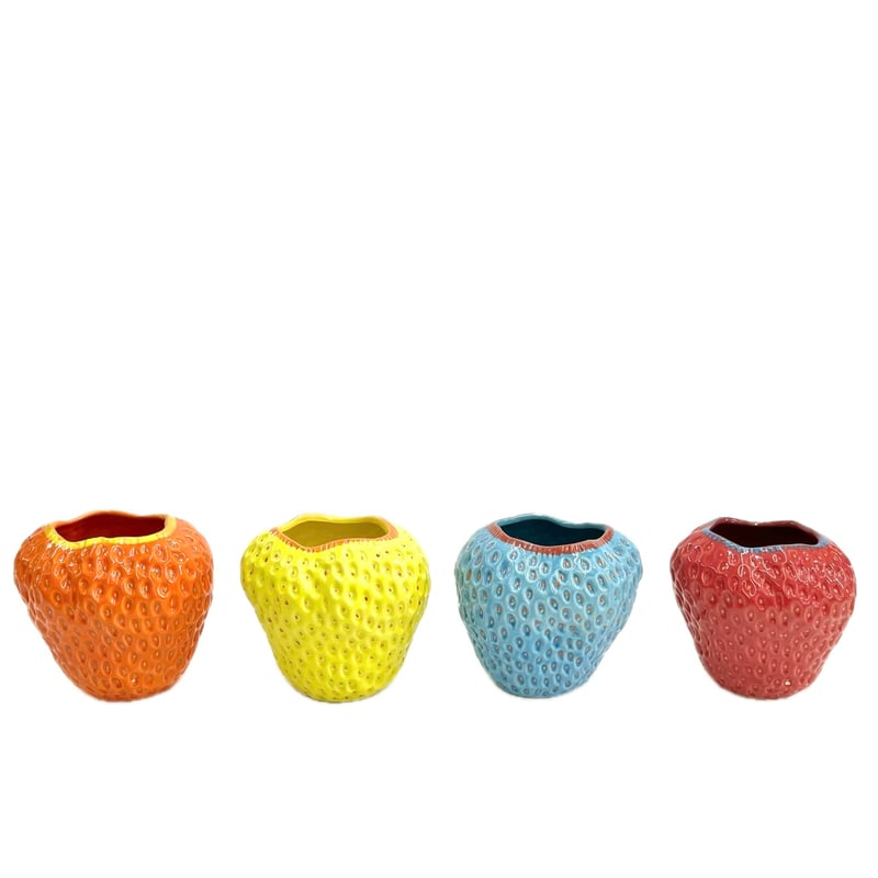 FRUITS VASE strawberry neon M | ALL GOOD FLOWER