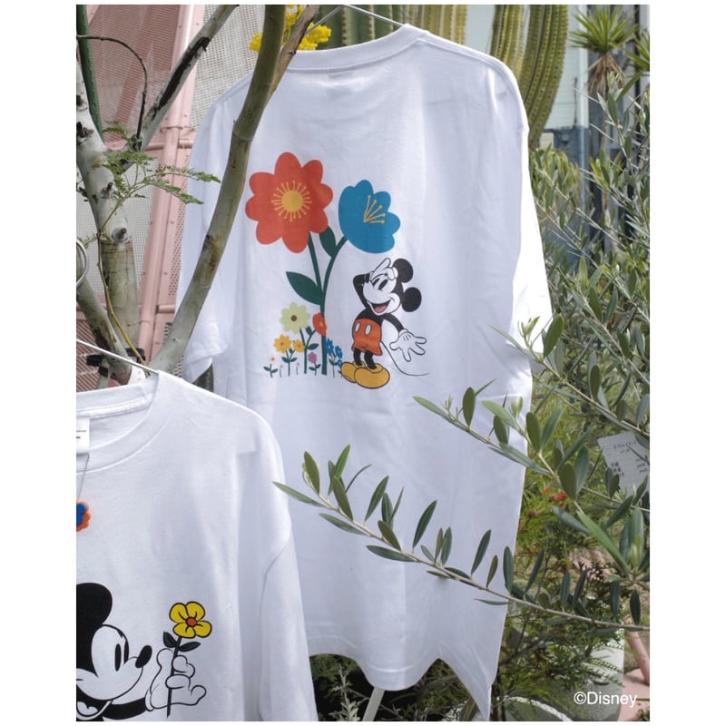 ALL GOOD FLOWERS / MICKEY MOUSE / T-shirt jumbo