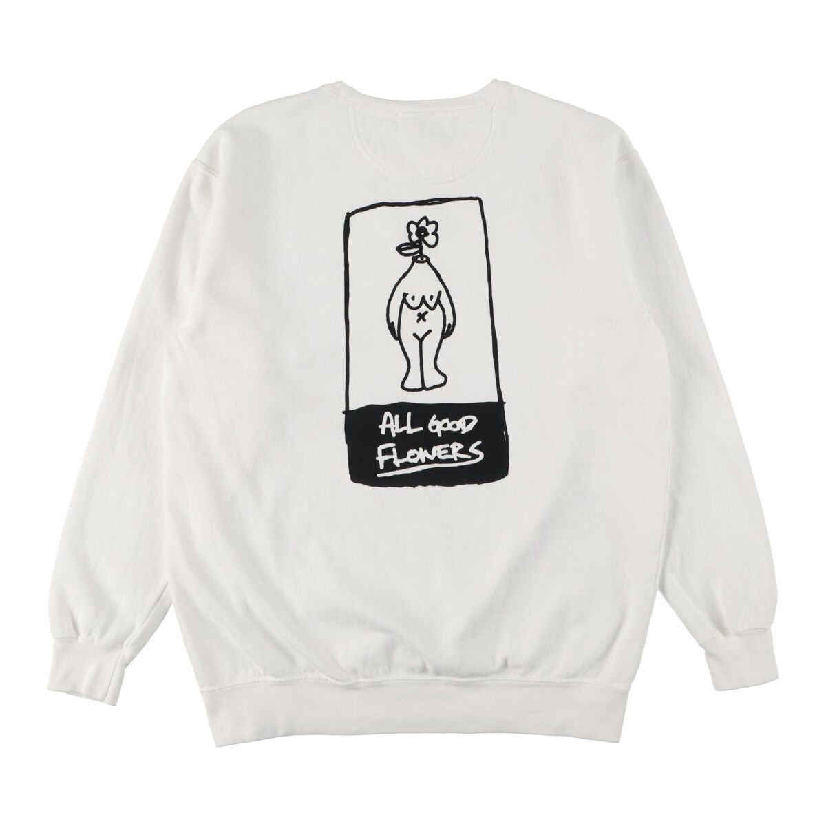 ALL GOOD WEAR SWEAT white・gray | ALL GOOD FLOWE