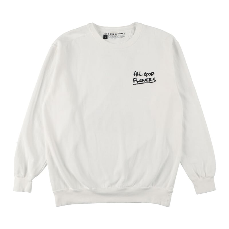 ALL GOOD WEAR SWEAT white・gray | ALL GOOD FLOWE