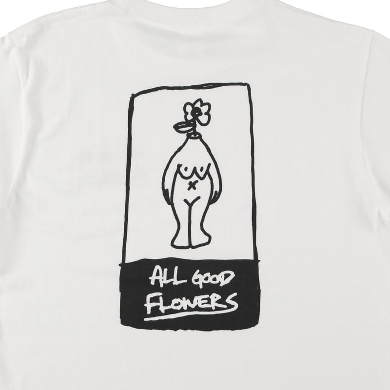 ALL GOOD WEAR SHORT SLEEVE T-SHIRT white・blac