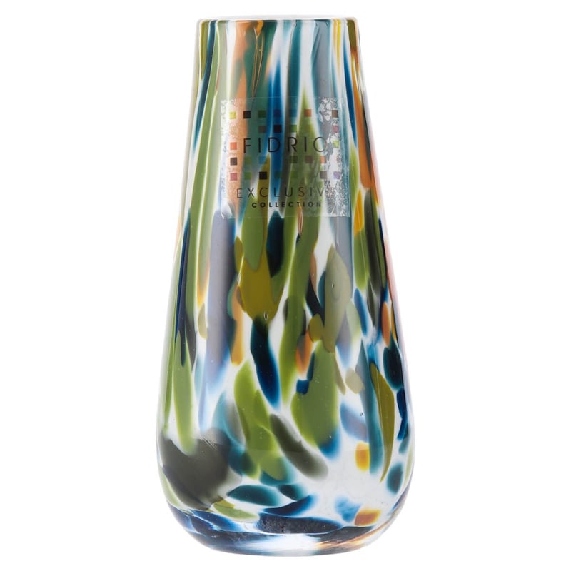 FIDRIO GLASS VASE mixed colors (cool) A | ALL G
