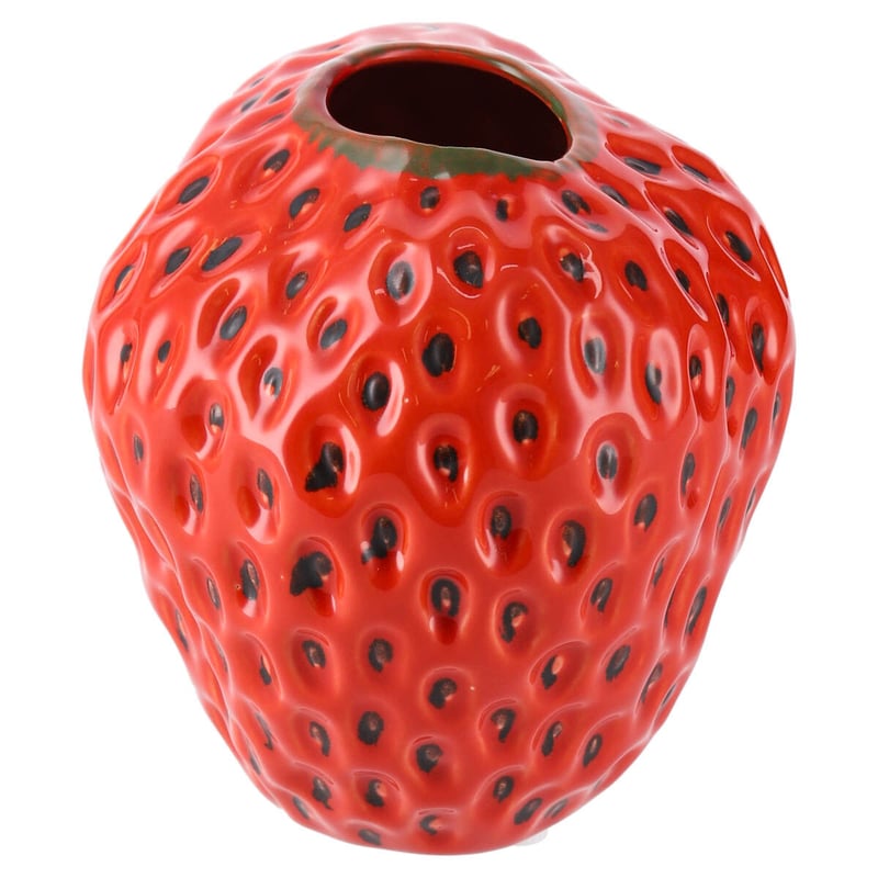 ALL GOOD FLOWERS フラワーベース strawberry いちご FRUITS VASE strawberry S | ALL GOOD FLOWERS STORE