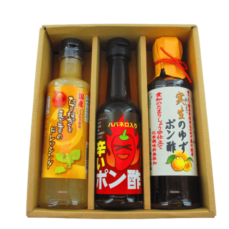 ギフト】ドレッシング、ポン酢セット | キッコウトミ Online