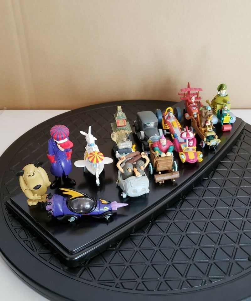 Konami & Bandai Wacky Races Figure Set w/ Acryl