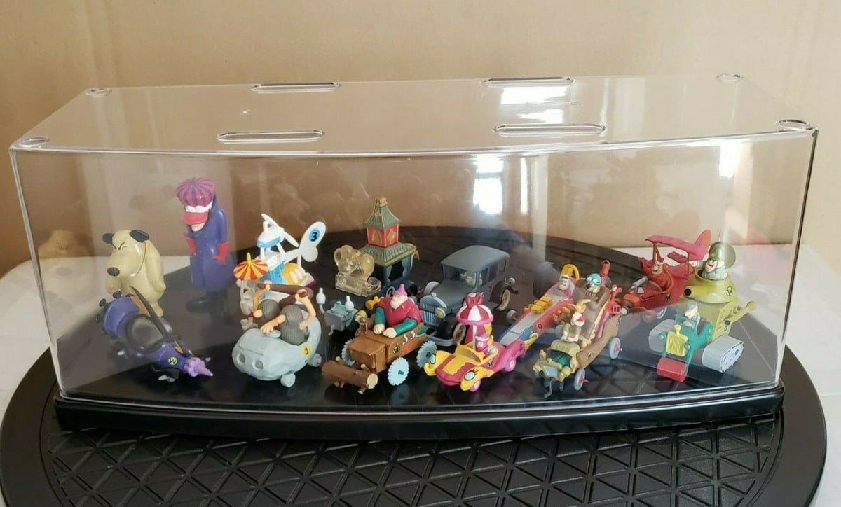 WACKY RACES ミニヴィネット Konami & Bandai Wacky Races Figure Set w/ Acryl