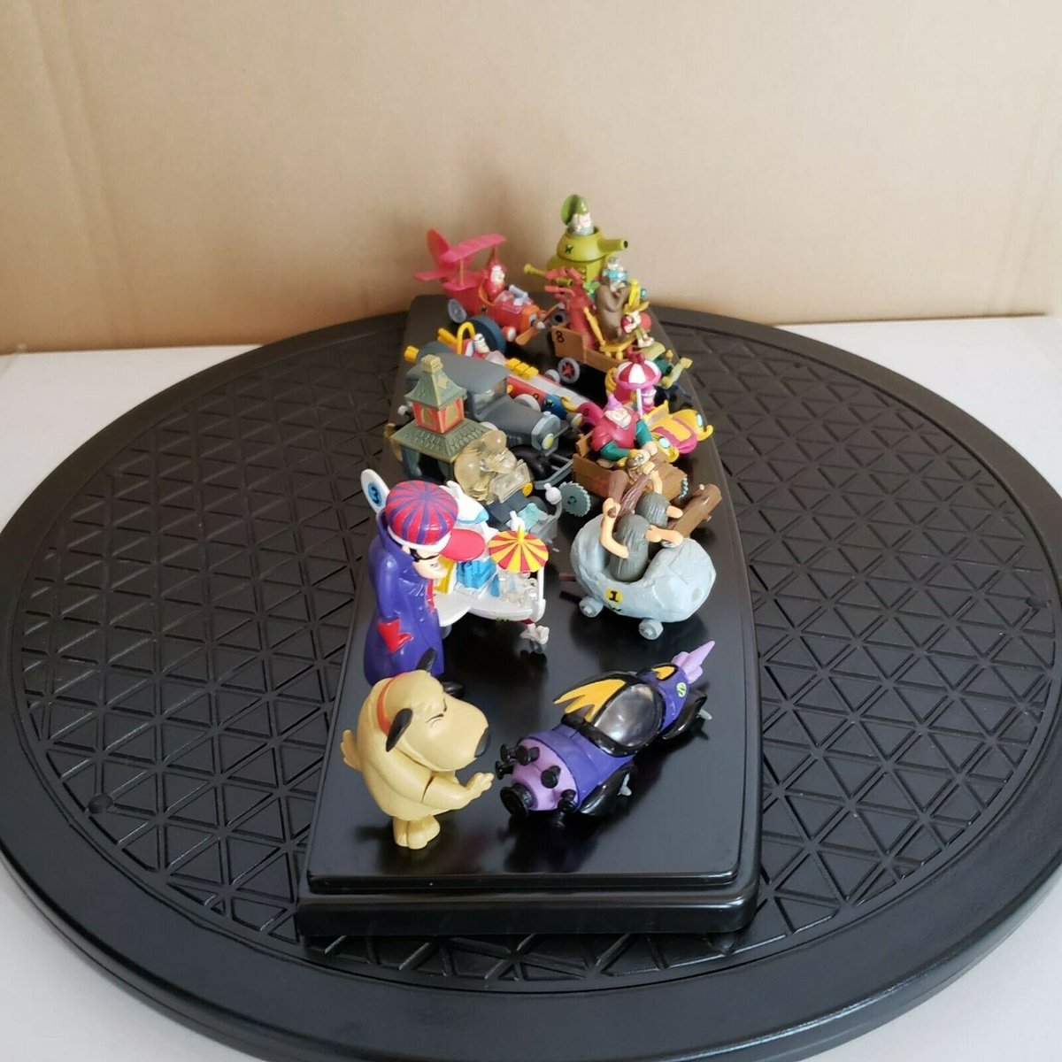 WACKY RACES ミニヴィネット Konami & Bandai Wacky Races Figure Set w/ Acryl