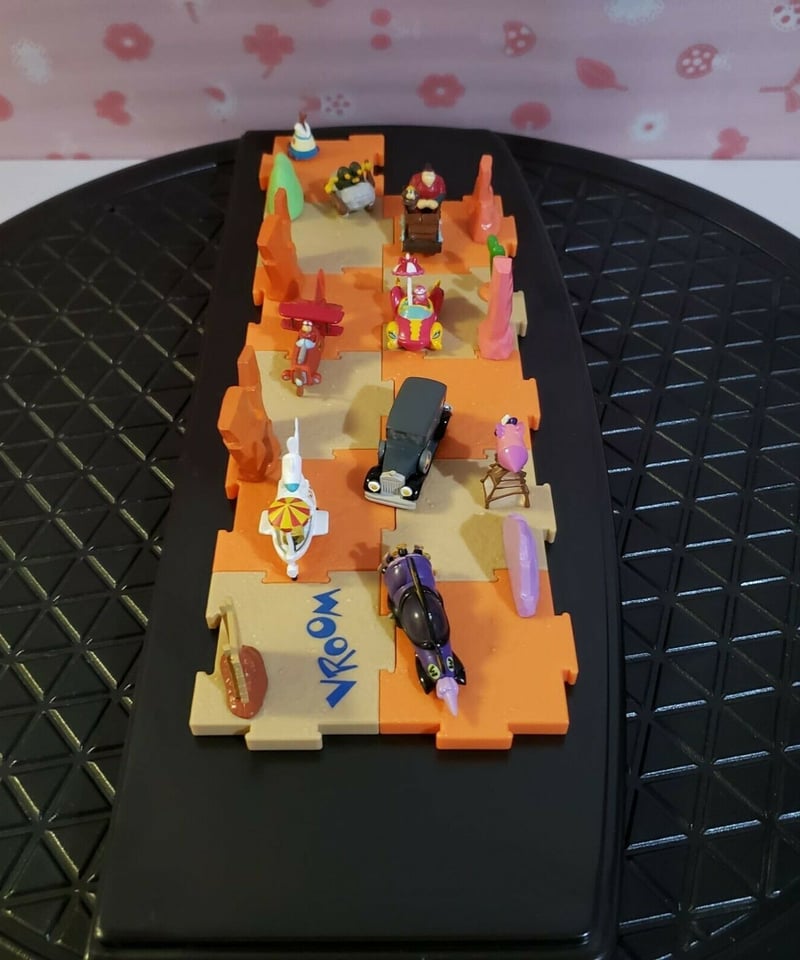 Wacky Races Diorama Set Vol.1 AB W/ Acrylic Cas