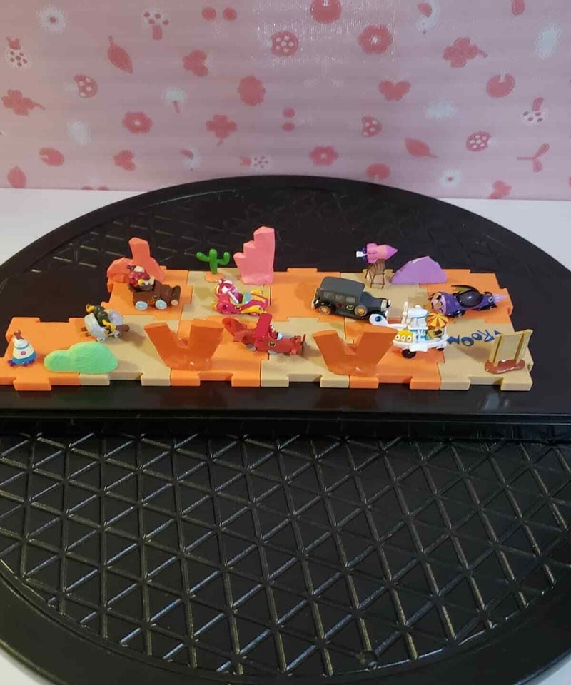 Wacky Races Diorama Set Vol.1 AB W/ Acrylic Cas